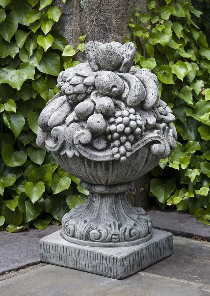 Italian Fruit Basket Statue