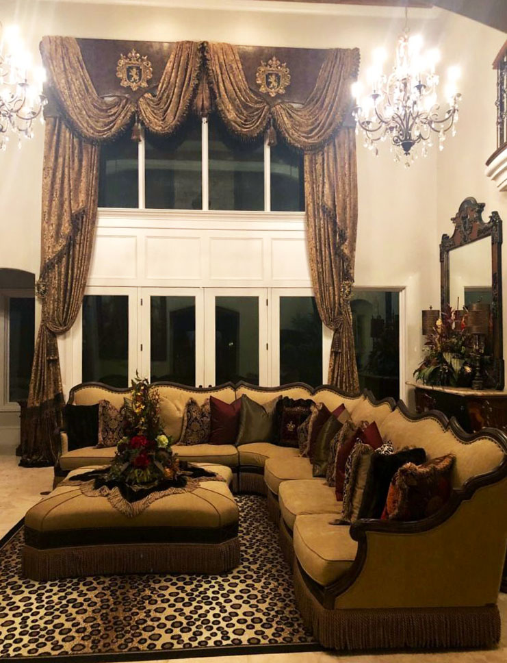 Luxurious Tuscan Curtains Window Treatments