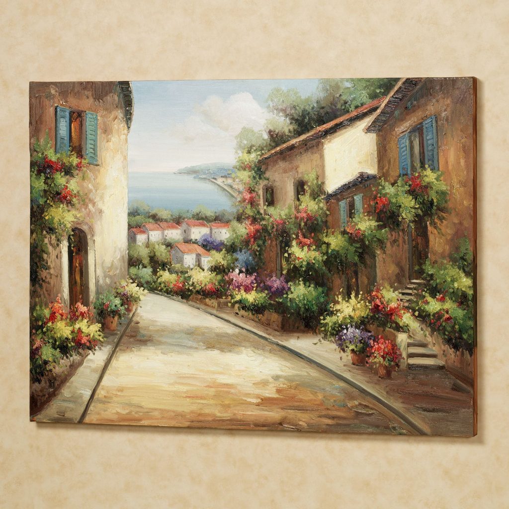 Tuscan Villa Wall Art Canvas