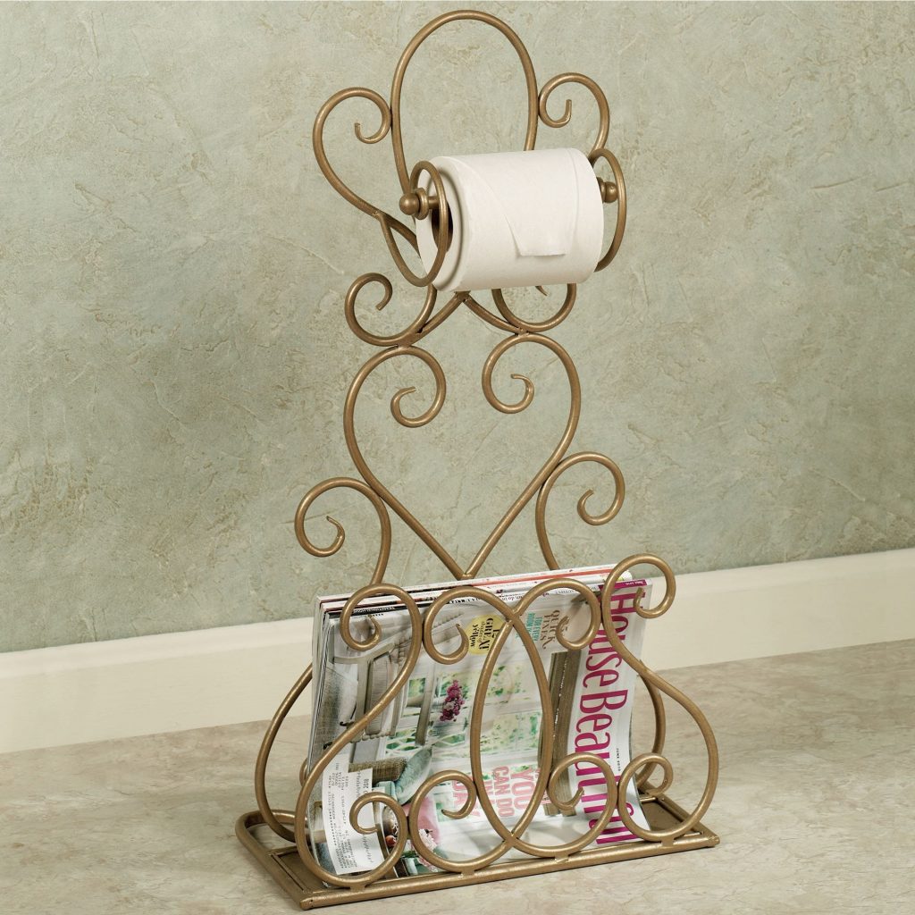 Tuscan Toilet paper and Magazine rack