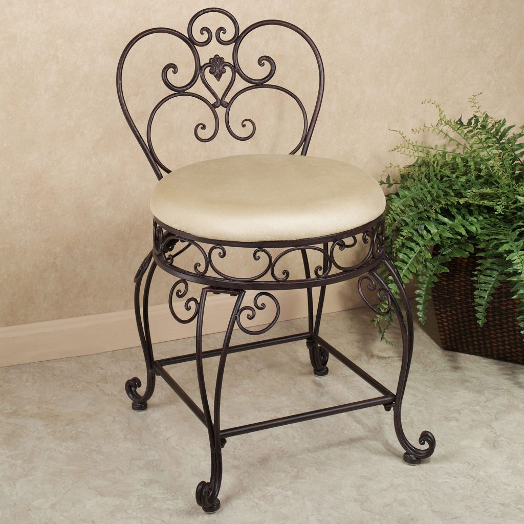 Tuscan Upholstered Vanity Chair