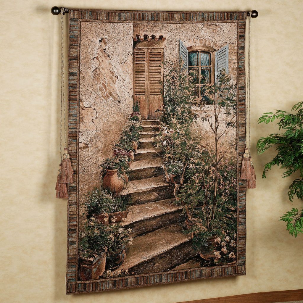 Tuscan Villa Wall Tapestry