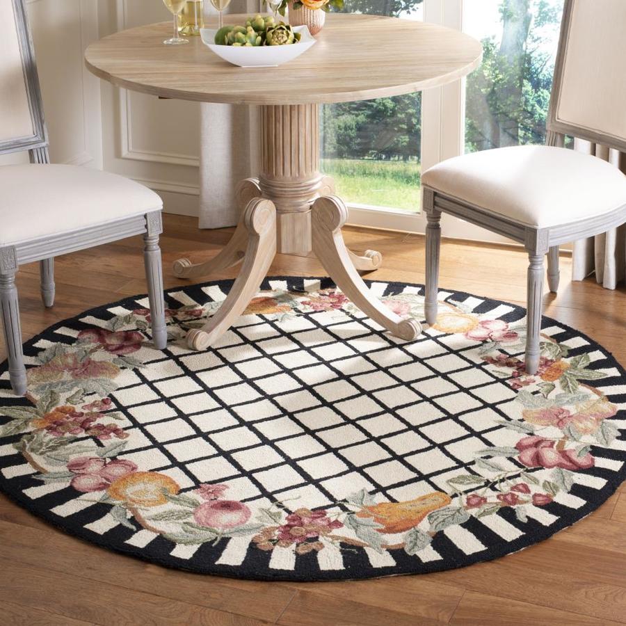 Tuscan, round, area rug