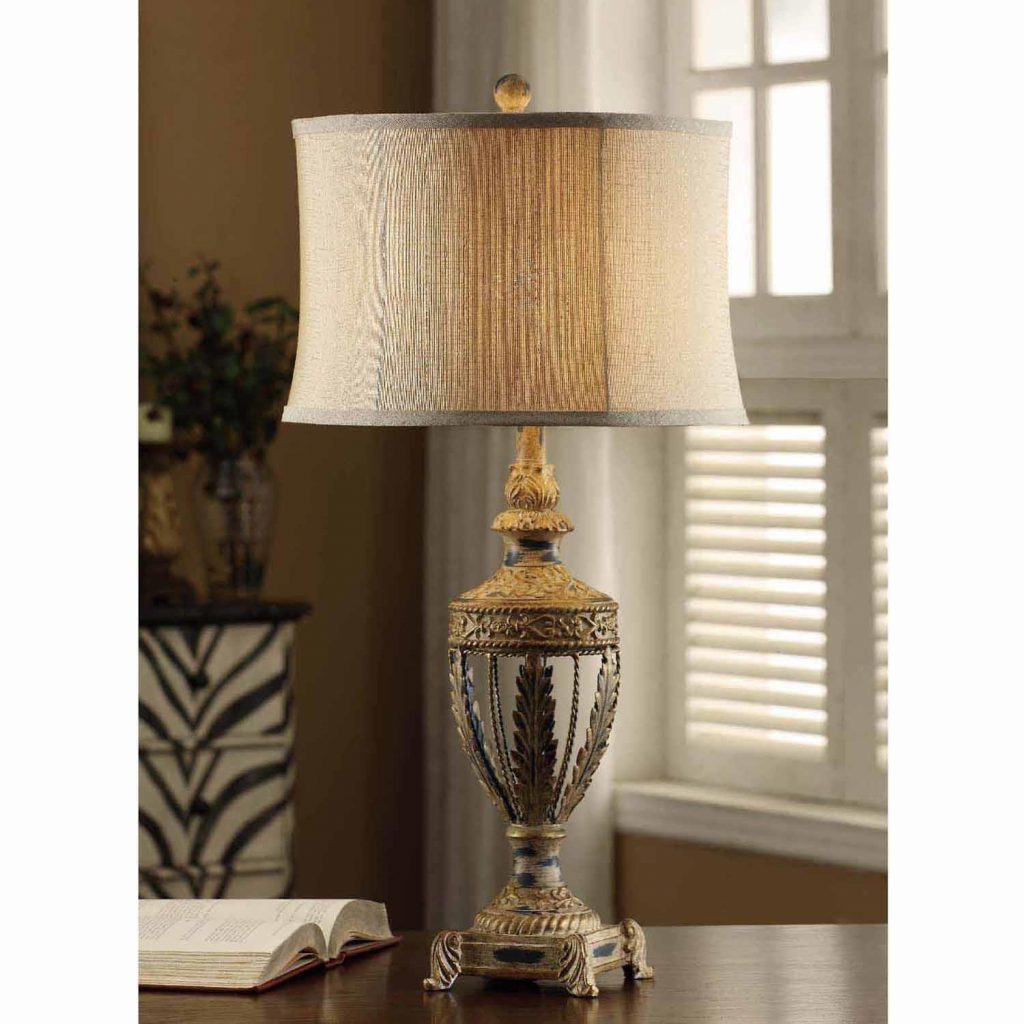 Botanical Tuscan Cream Table Lamp 