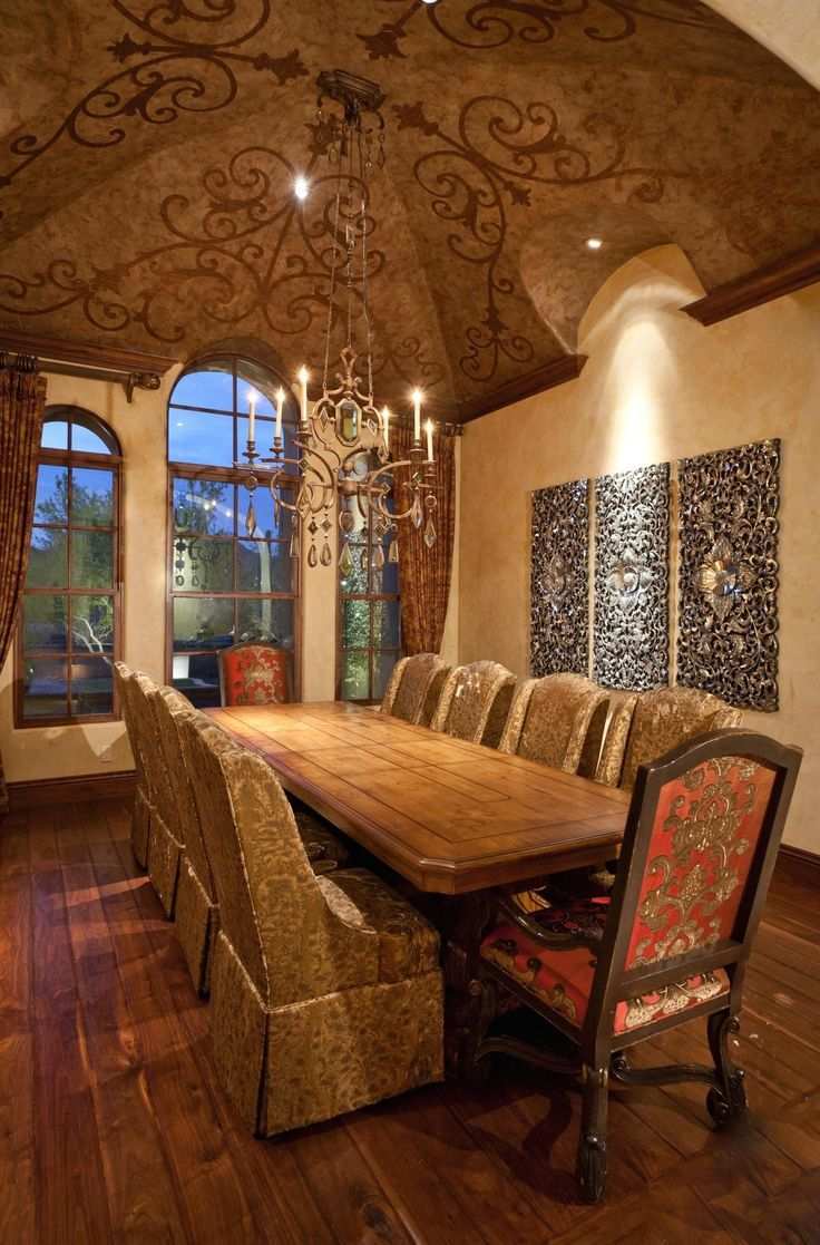 tuscan dining table set